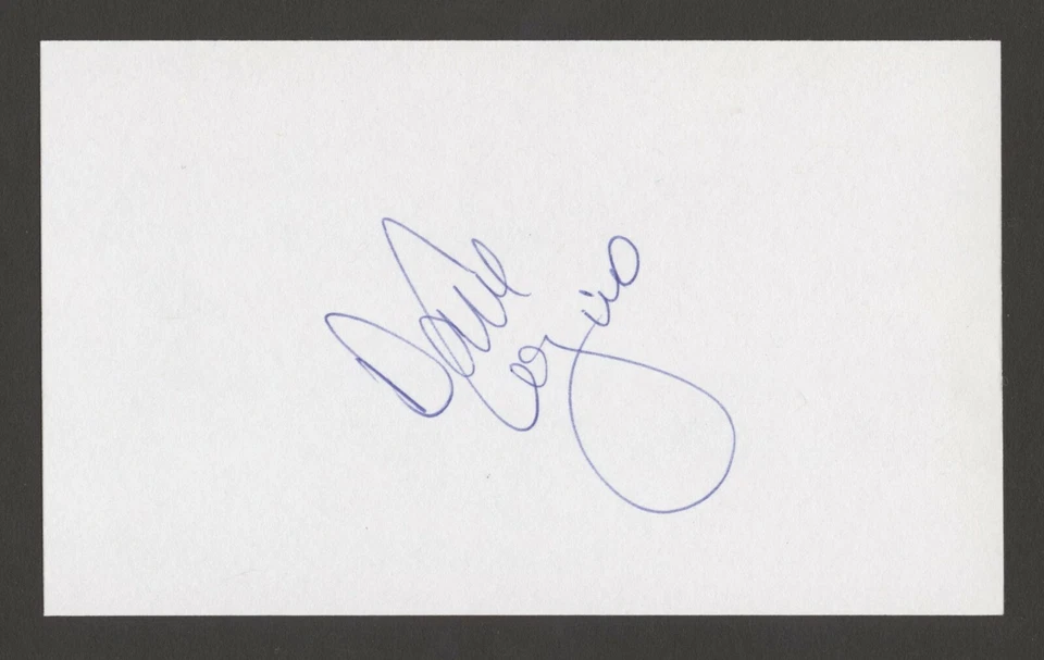 Dave Corzine signed autograph auto 3x5 index card Basketball NBA Player S1021 - Image 1 of 1