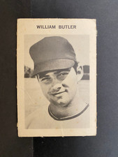 WILLIAM BUTLER, 1969 MILTON BRADLEY, Baseball Trading Card