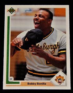 Vintage Baseball Card, 1991 ,MLB, UPPER DECK, PITTSBURGH PIRATES, Bobby Bonilla