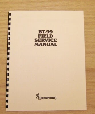Manual de servicio de campo Browning BT-99 - Armero - Reparación - #B4 Foto 1 de 2