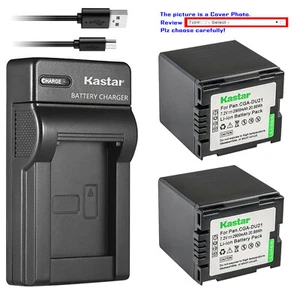 Kastar Battery Slim USB Charger for HITACHI DZ-BP21S & DZ-BX35 DZ-BX35A DZ-BX35E - Picture 1 of 11