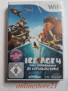 Ice Age 4 Voll Verschoben Nintendo Wii Complete IN German - Picture 1 of 2