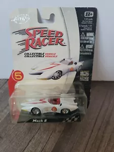 Jada Toys SPEED RACER Mach 5 White Die Cast Brand New Super Rare 1:55 Mint - Picture 1 of 4
