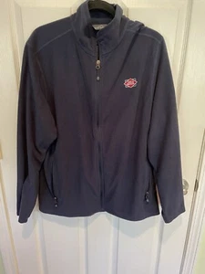 Dietz & Watson Sausage And Frank’s Fleece Jacket Navy Blue XL Eddie Bauer - Picture 1 of 4
