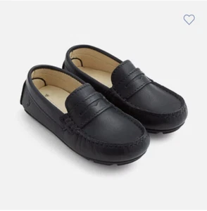 Jacadi Boy Moccasin. Blue/Navy. 100% Leather. New In Box. Size US 7.5 / EU 24 - Picture 1 of 4