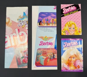 Folletos de Barbie "World of Fashion" 1985, 1987, 1988 y 1990... 4 artículos - Imagen 1 de 2