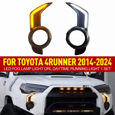 Подходит для Toyota 4Runner 2014-2024 светодиодные противотуманные фары дневные ходовые огни дневные ходовые огни - Изображение 1 из 4