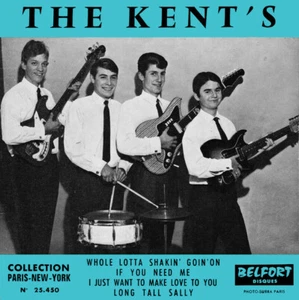 THE KENTS Whole Lotta Shakin' vinyl 7" EP NEW garage punk beat Kinks Stones 1966 - Picture 1 of 2