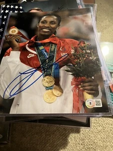 Lisa Leslie Team USA Basketball WNBA signiert 8x10 Foto Becket Bas - Bild 1 von 1