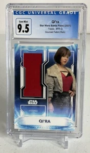 2021 Star Wars Battle Plans Qi’ra Leggings Fabric Relic 088/149 CGC 9.5 POP 1 - Picture 1 of 4