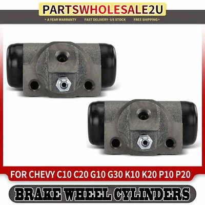 Cilindro de rueda de freno de tambor lateral trasero 2 piezas para Chevrolet C10 C20 Caprice Blazer Foto 1 de 4