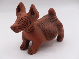 Mexiko rote Keramik Ton mexikanische Volkskunst Colima Hund 5,5 Zoll Vintage - Bild 1 von 9