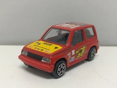 Suzuki Vitara Rosso Red Burago Bburago 1:43 Made In Italy Usato 1/43 No Box  - Immagine 1 di 4