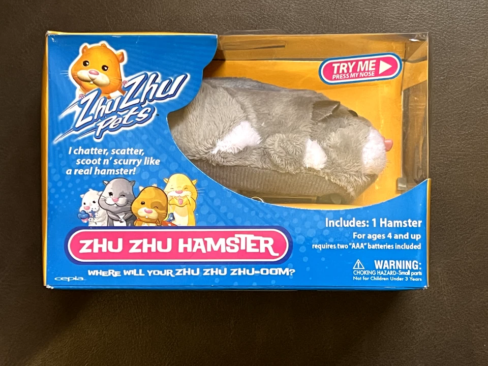 Zhu Zhu Pets Hamster (2008) Yellow Pipsqueak Cepia Toy Item 86654