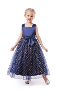 ELSA & ANNA® Girl Formal Ball Gown Wedding Bridesmaid Prom Party Dress XA2022-1 - Picture 1 of 52