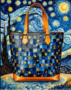 Vincent Van Gogh ART PRINT Louis Vuitton Damien Tribute on Canvas 18X24 COA - Picture 1 of 5