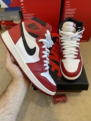 Talla 10 - Jordan 1 Retro OG High Chicago 2015 - Casi Nuevo - Auténtico Foto 1 de 4