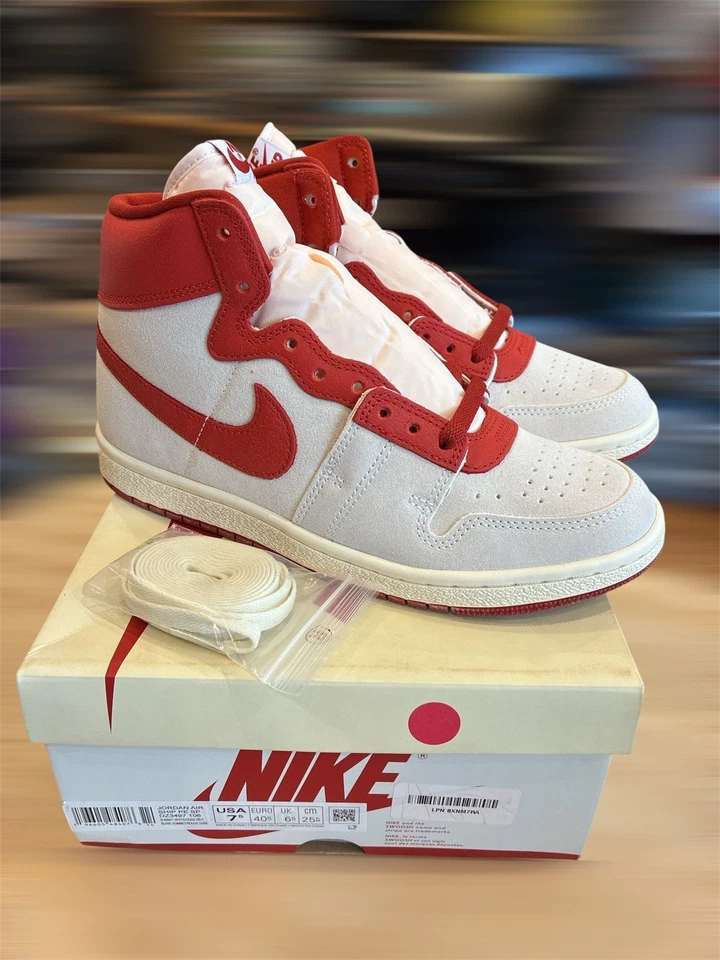 4262) Nike Jordan Air Ship PE SP Every Game Dune Red DZ3497-106 Men's Size 7.5 - Image 1 of 4