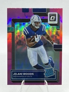 2022 Panini Donruss Optic - [Base] - Pink Prizm #287 - Jelani Woods RC - Bild 1 von 2