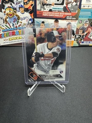 2016 Topps Chrome Update Hyun-Soo Kim #HMT8 RC Speckle & Base Baltimore Orioles - Image 1 of 4