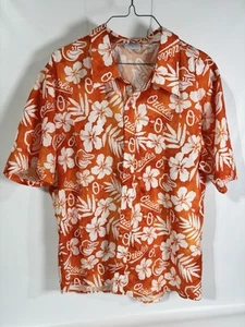 MLB Baltimore Orioles Hawaiian Shirt Promo Size Medium Orange Logo SGA - Picture 1 of 6