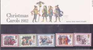 BRIEFMARKEN: 1982 WEIHNACHTEN CAROLS PRÄSENTATIONSPAKET NR. 140 - Bild 1 von 1