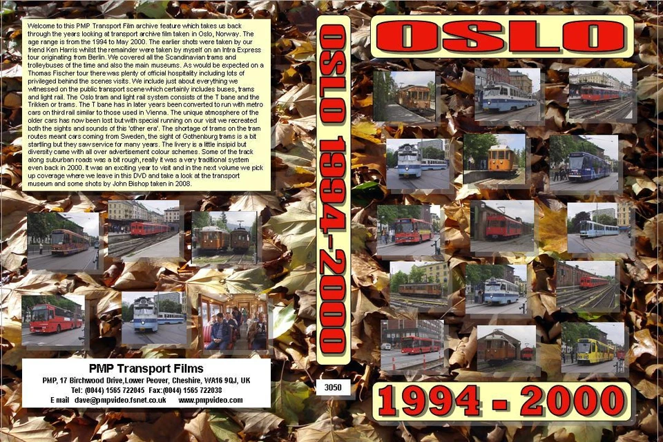 3050. Norway. Oslo Archive 1994 / 2000. By Ken Harris to the city trams or Trikk - Image 1 of 1