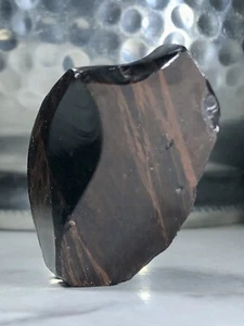 Atemberaubender grober Gold Glanz Obsidian mit Schneeflocken natürliches Kristall Exemplar Utah - Bild 1 von 5