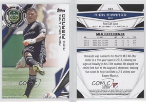 2015 Topps MLS All-Star Nick Rimando (Black Jersey) #181.1