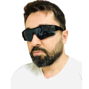 Sport Sunglasses Men Cycling Glasses Running Fishing Golf Driving Shades Black - Picture 1 of 6