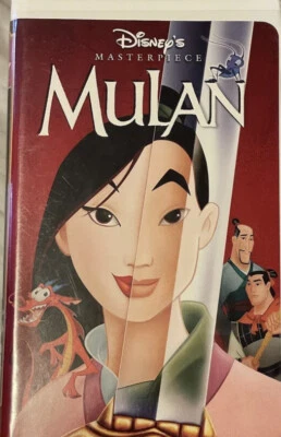 Disney’s MULAN VHS Clam Shell Case Like New FREE SHIPPING - Image 1 of 2