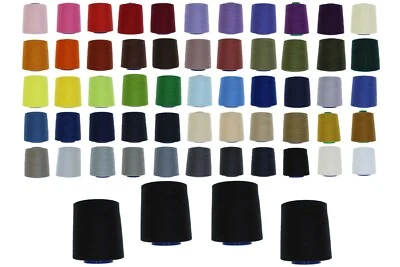 ARIADNA - VIGA 120 4 Konen Polyester Nähgarn OVERLOCK 5000 Meter Overlockgarn VIGA 120 Stärke 40/2