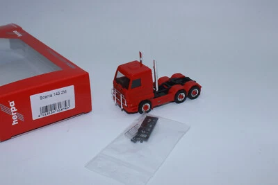 Herpa 316743 Scania 143 Streamline 3-axle solo tractor red 1:87 H0 NEW OVP - Image 1 of 4