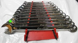 Snap-on 11 Pc SAE Flank Drive® Combination Wrench Set ***READ*** 3/8" thru 1" - Picture 1 of 5