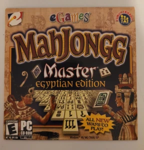 Mahjongg Master Egyptian Edition PC Game eGames New Sealed Windows 98/ME/2000/XP - Picture 1 of 2