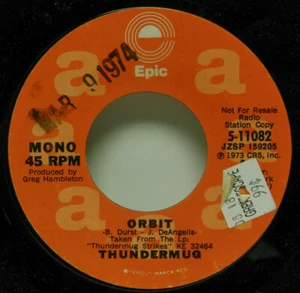 RADIO PROMO! THUNDERMUG: ORBIT / STEREO/MONO, 45 RPM EX - Picture 1 of 2