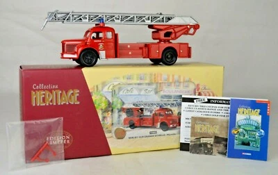 Corgi #73502 "Marseille" Berliet Grande Ladder Fire Truck 7 3/8" Long Mint W/Box - Image 1 of 4