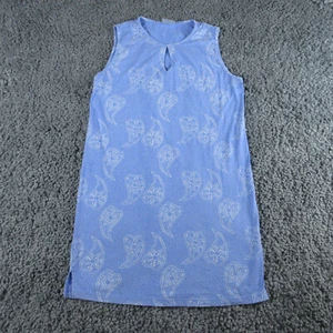 Vestido ICanToo Mujer Grande Azul Geométrico Sin Mangas Cambio - Imagen 1 de 12