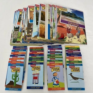 Highlights Which Way USA Lot of 35 Puzzles And 38 Maps 2013-2014 - Picture 1 of 1