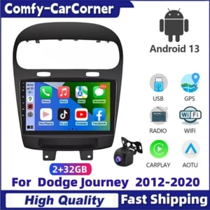 For Dodge Journey 2012-2020 Android Car Stereo Radio GPS Navi Wifi FM Player+Cam - Foto 1 di 23