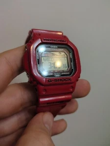 Casio G-Shock GLX 5600-4 RED G-LIDE Top Zustand Neue Batterie US VERKÄUFER - Bild 1 von 19