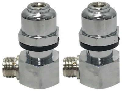 2 Lot Procomm RA930 Extra Heavy Duty CB Antenna Right Angle SO-239 Stud Mounts - Image 1 of 2