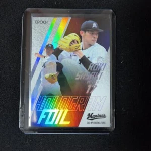 2022 Epoch Hologram Foil Roki Sasaki Chiba Lotte Marine /85 #HF-22 From Japan - Picture 1 of 24