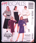Mccall's Easy 5628 Misses' Skirt , Top And Dress Pattern Size 6-8-10 Uncut