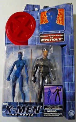 Toy Biz Marvel X-Men: Película Rebecca Romijn-Stamos as Mystique con WolveyTransform Foto 1 de 4