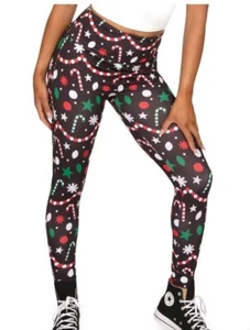 Leggings Tipsy Elves Holiday Goodies cintura alta para mujer talla M - Imagen 1 de 6