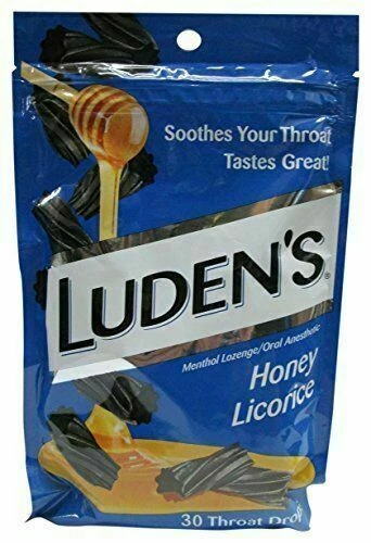 Ludens Honey Licorice Throat Drops - 30 Count
