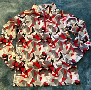 Spyder Pullover Multicolor 1/4 zip Youth Size 14/16 - Picture 1 of 7