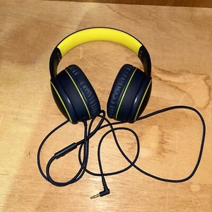 RORSOU R10 Headphones with Microphone Lightweight Folding Stereo Bass Wired Blue - Picture 1 of 9