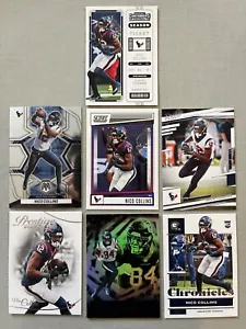 Nico Collins Card Lot Panini Prestige Chronicles Illusions Contender Mosaic - Picture 1 of 15